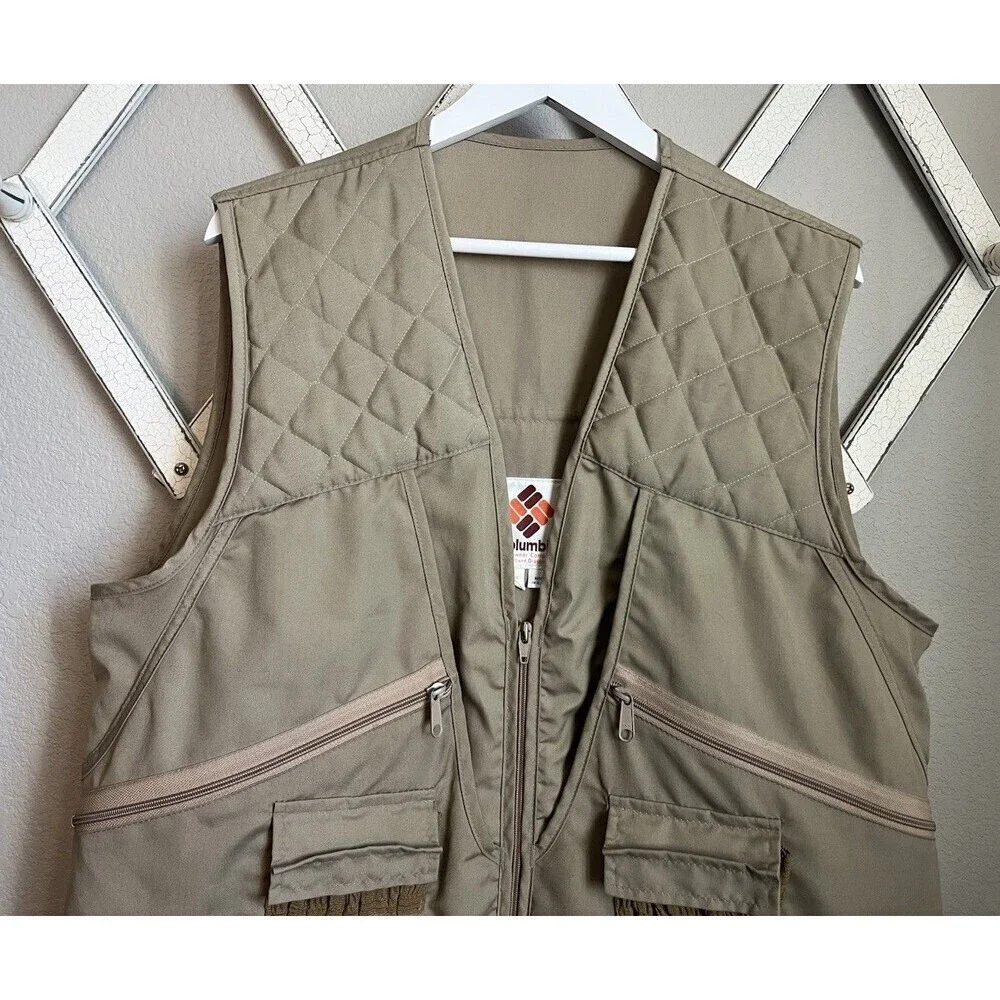 Vintage Columbia Sportswear Men's L Hunting Vest Made in USA
